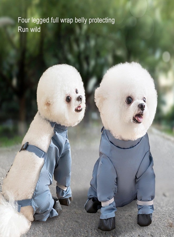 Focket Dog Boots Leggings Water Proof Dog Pants, Adjustable Rainproof Anti Slip Paws Protector Shoes for Small Dogs Outdoor Walking Running Hiking (L) - Image 5